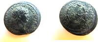 Antike / Römer AE - Semis Trajan - Rom - S C im Kranz DAC Parthico - RIC.644 -