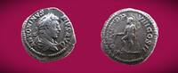 Antike / Rom / Römisches Kaiserreich / Roman coins Denar Caracalla 198-211 - Rom - Mars steht n.l., RIC.80 ff. -