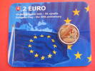 Slowakei / Slovakia 2 Euro Estonia Estonian 2 Euro coin 30 Years of the EU Flag in coin card scarce !!! -