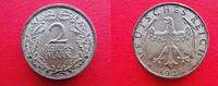 Weimarer Republik 2 Mark Zwei Reichsmark -