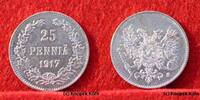 Finnland 25 Penniä Nikolaus II. von Russland -