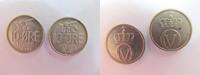 Norwegen 2 x 10 Öre Olav V. 1957-1919, -
