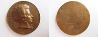 Mozart Medaille einseitige Bronzemedaille von Hartig, auf Wolfgang Amadeus Mozart, Musik, -