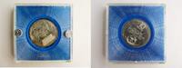 DDR 10 Mark Neues Gewandhaus Leipzig Silber - Gedenk - Polierte Platte original -