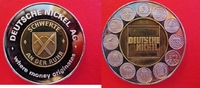 Schwerte a.d.Ruhr / Deutsche Nickel AG Medaille Deutsche Nickel AG - where the money originates -