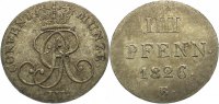 Braunschweig-Calenberg-Hannover, ab 1692 Kftm. Han 4 Pfennig Georg IV. 1820-1830. -