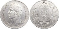 Frankreich 5 Francs Karl X. 1824-1830. -