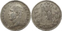 Frankreich 5 Francs Karl X. 1824-1830. -