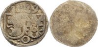 Öttingen Einseitiger Pfennig Karl Wolfgang, Ludwig XV., Martin, Ludwig XIV. 1522-1529. -