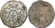 Würzburg, Bistum Einseitiger Dreiheller Adam Friedrich von Seinsheim 1755-1779. -
