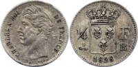 Frankreich 1/4 Franc Karl X. 1824-1830. -
