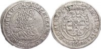 Öttingen 6 Kreuzer Albrecht Ernst I. 1659-1683. -