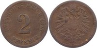 Kleinmünzen 2 Pfennig 1873 F schön 1,213.24 元 含税 ＋  66.94 元 运费