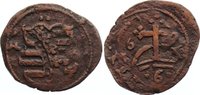 Sachsen-Altenburg Kipper Cu 6 Pfennig Johann Philipp und seine drei Brüder 1603-1625. -