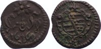 Sachsen-Altenburg Cu Heller Friedrich Wilhelm II. 1639-1669. -