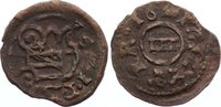 Sachsen-Altenburg Kipper Cu 3 Flitter Johann Philipp und seine drei Brüder 1603-1625. -