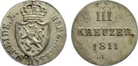 Nassau 3 Kreuzer Friedrich August und Friedrich Wilhelm 1808-1816. -