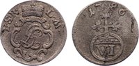 Schwarzburg-Rudolstadt 6 Pfennig Ludwig Günther II. 1767-1790. -