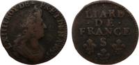 Frankreich Cu Liard de France Ludwig XIV. 1643-1715. -