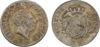 Württemberg 6 Kreuzer Wilhelm I. 1816-1864. -