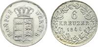 Württemberg 6 Kreuzer Wilhelm I. 1816-1864. -