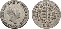 Württemberg Kreuzer Wilhelm I. 1816-1864. -