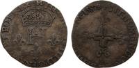 Frankreich Double sol parisien Heinrich III. 1574-1589. -