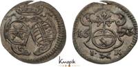 Sachsen-Albertinische Linie 1 Pfennig Johann Georg IV. 1691-1694. -