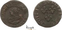 Frankreich-Dombes Cu Double Tournoise Marie de Montpensier 1608-1628. -