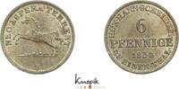 Braunschweig-Calenberg-Hannover, ab 1692 Kftm. Han 6 Pfennig Georg V. 1851-1866. -