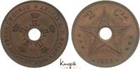 Belgien-Kongo Cu 2 Centimes Leopold II. 1865-1909. -