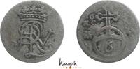 Braunschweig-Wolfenbüttel 6 Pfennig Rudolf August und Anton Ulrich 1685-1704. -