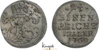 Sachsen-Hildburghausen 1/24 Taler Ernst Friedrich Karl 1745-1780. -
