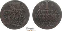 Sachsen-Weimar-Eisenach Cu Pfennig Friedrich III. von Gotha-Altenburg, als Vormund 1749-1755. -