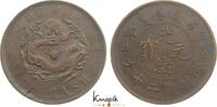 China Cu 20 Cash Kwang Su 1875-1908. -
