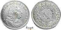 Sachsen-Hildburghausen Doppelgroschen Ernst Friedrich I. 1715-1724. -