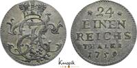 Sachsen-Hildburghausen 1/24 Taler Ernst Friedrich Karl 1745-1780. -