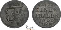 Sachsen-Hildburghausen 1/24 Taler Ernst Friedrich Karl 1745-1780. -