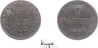 Italien-Toskana 1 Quattrino Leopold II. 1824-1848, 1849-1859. -