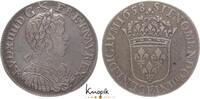 Frankreich 1/2 Écu à la mèche longue 165 Ludwig XIV. 1643-1715. -