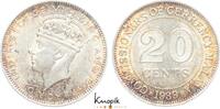 Malaya 20 Cents Georg VI. 1936-1952. -
