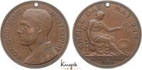 Großbritannien Tragbare Bronzemedaille 1910-1936 George V. 1910-1936. fa... 292.85 元 含税 ＋  66.94 元 运费