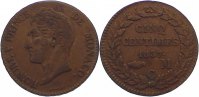 Monaco Cu 5 Centimes Honoré V. 1819-1841. -