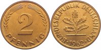 Kursmünzen 2 Pfennig -