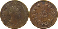 BADEN DURLACH KREUZER Leopold Großherzog (1830-1852) -