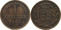 WÜRTTEMBERG 1/2 KREUZER Wilhelm I. (1816-1864) -