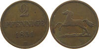 BRAUNSCHWEIG WOLFENBÜTTEL 2 PFENNIG Wilhelm 1831-1884 -