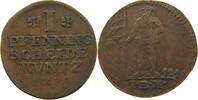 BRAUNSCHWEIG WOLFENBÜTTEL PFENNIG Karl I. 1735-1780 -