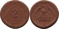 Sachsen 2 Mark Porzellan -