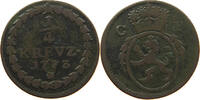 PFALZ KURLINIE 1/4 KREUZER 1773 Karl Theodor 1742-1799. S 125.62 元  ＋  58.54 元 运费